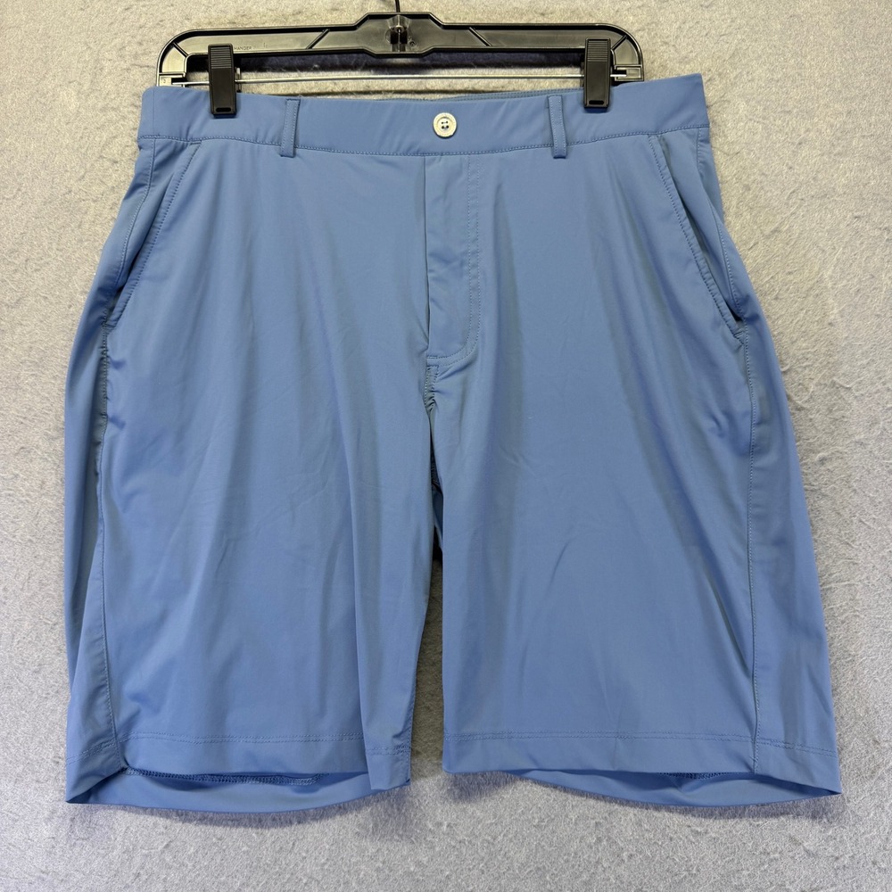 Redvanly Mens Golf Shorts Blue Size Medium Performance Stretch Athletic